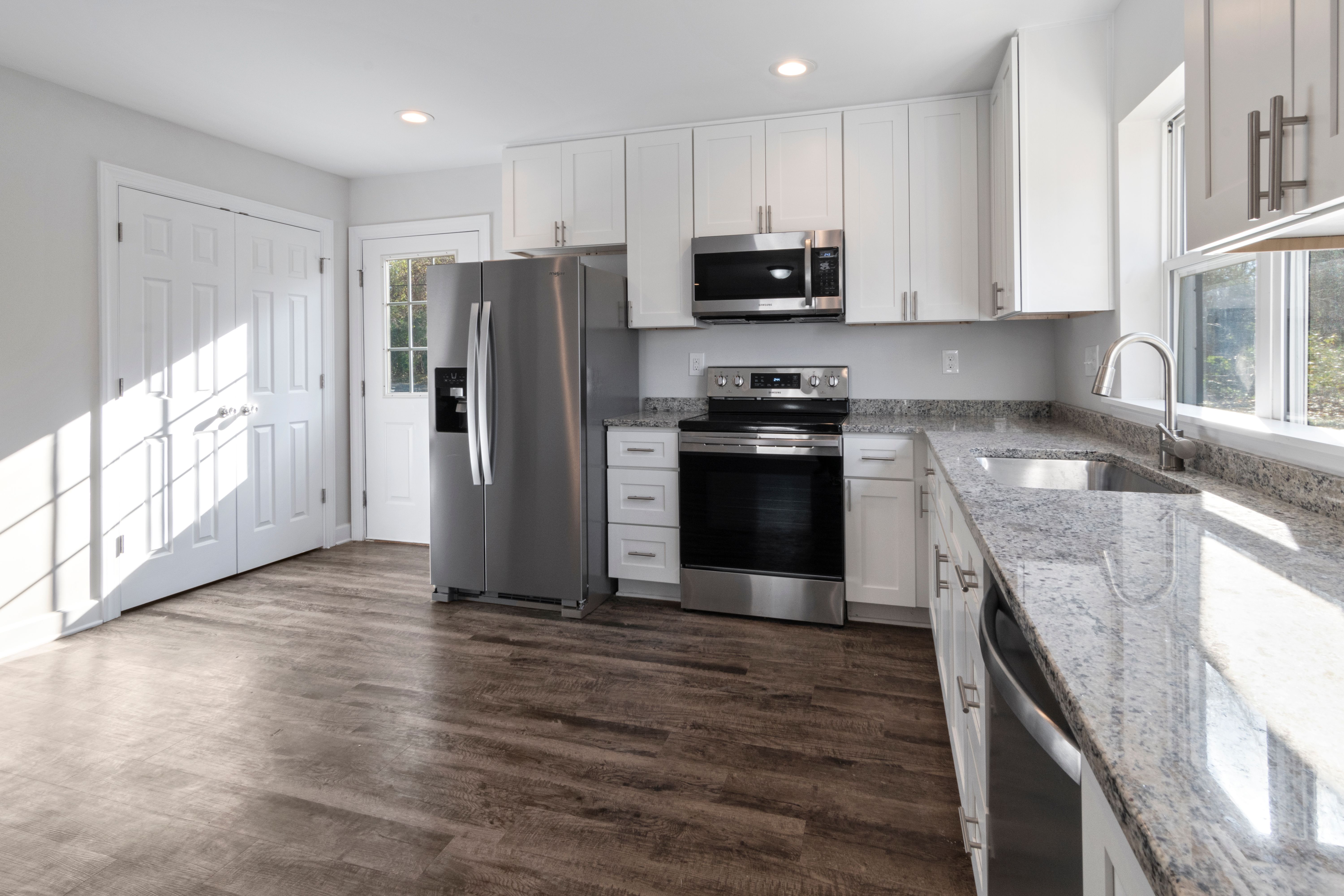Open plan kitchen renovation
